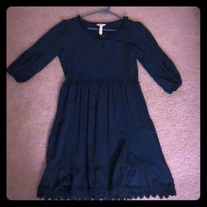 Blue keyhole dress